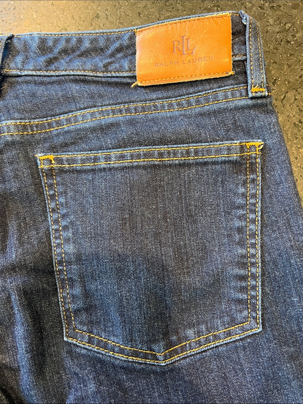 Ralph Lauren Dark Indigo Straight Leg Jeans - Picture 3 of 5